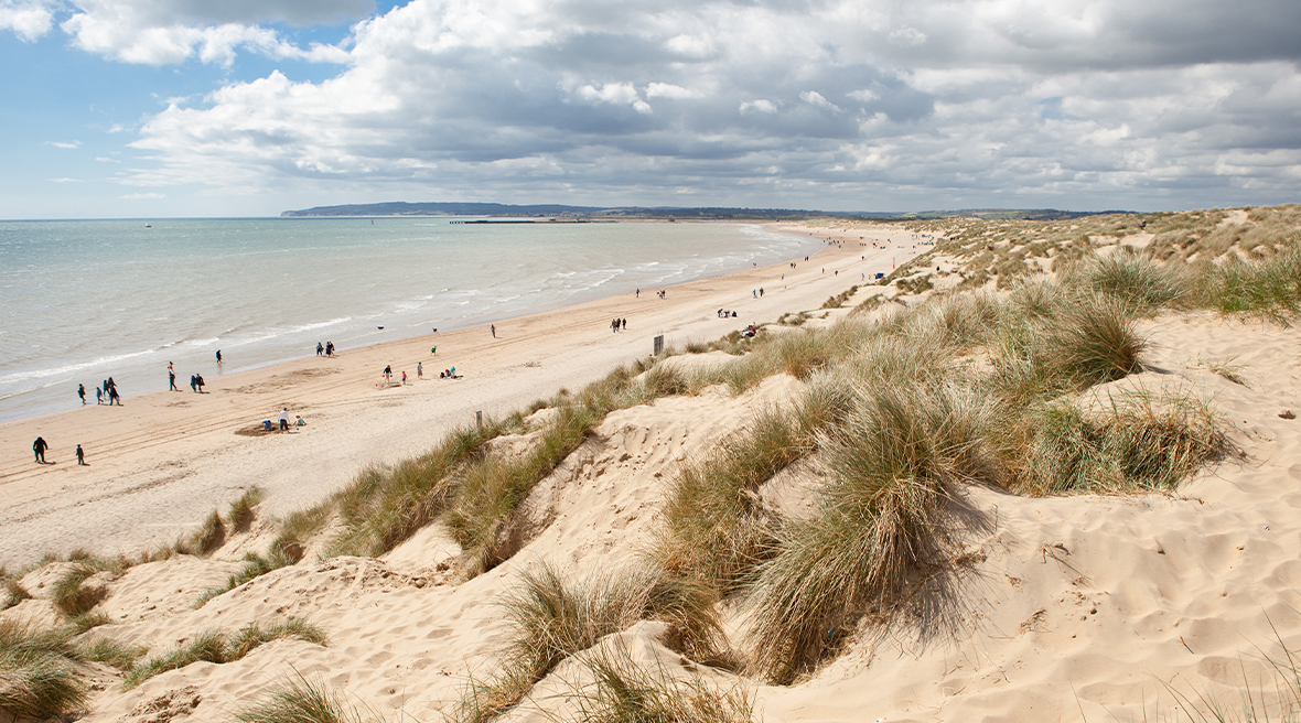 La plage et les dunes de Camber Sands